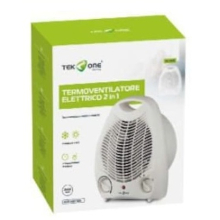 TERMOVENTILATORE 2 IN 1 1000W-2000W CON TERMOSTATO E VENTOLA REGOLABILI 0000FH-388Q
