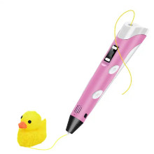 PENNA PER STAMPA 3D ROSA + FILAMENTO PE12 CON ALIMENTATORE