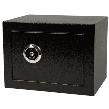 CASSAFORTE PORAVALORI CON 3 CHIAVI 23X17X17CM SB-03 NERA