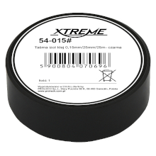 NASTRO ISOLANTE ADESIVO 25M NERO