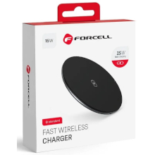 CARICABATTERIA INDUTTIVO QI FORCELL F-ENERGY QC 15W + CAVO DA USB-A A USB-C