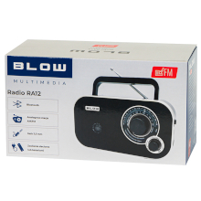 RADIO ANALOGICA PORTATILE AM/FM NERA RA12 NERA E ARGENTO