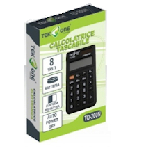 CALCOLATRICE ELETTRONICA TASCABILE 8 TASTI