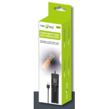CARICABATTERIA PER BATTERIE AGLI IONI DI LITIO 18650 CON CAVO USB BL-18