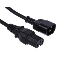 CAVO DI ALIMENTAZIONE TRIPOLARE 3X0.75MM IEC M/F 1.8M