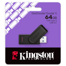 PENDRIVE USB KINGSTON DTXS EXODIA S 3.2 64GB