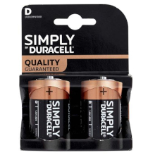 BATTERIE DURACELL SIMPLY TORCIA D BL2