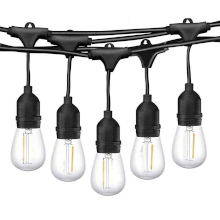 FILO DI LUCI DA ESTERNO 220V 15M 15XE27