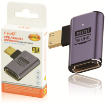 ADATTATORE DA MINI HDMI MASCHIO A HDMI FEMMINA 8K