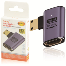 ADATTATORE DA MINI HDMI MASCHIO A HDMI FEMMINA 8K