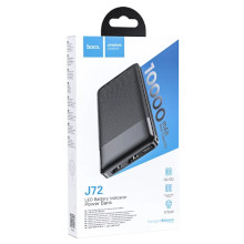 POWER BANK  HOCO J72 10.000MAH 2A 2XUSB + TYPE-C NERO