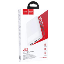 POWER BANK  HOCO J72 10.000MAH 2A 2XUSB + TYPE-C BIANCO