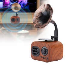 CASSA BLUETOOTH A FORMA DI MINI GIRADISCHI 5W CON SLOT MICROSD