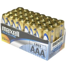 MAXELL BATTERIE ALKALINE LR03/AAA CONFEZIONE DA 32PZ
