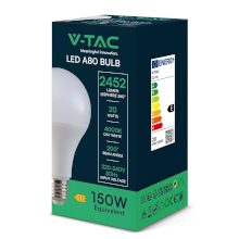 LAMPADINA LED E27 20W 120LM/W A80 4000K