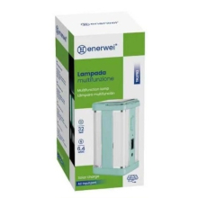 LAMPADA MULTIFUNZIONE 32 LED 6.4W CON RICARICA SOLARE + INGRESSO AC