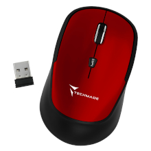 MOUSE WIRELESS 2.4GHZ ROSSO