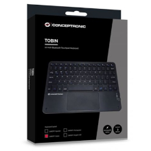 TASTIERA WIRELESS BLUETOOTH CONCEPTRONIC CON TOUCHPAD NERA