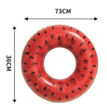 CIAMBELLA GONFIABILE EFFETTO ANGURIA