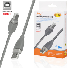 CAVO USB PER STAMPANTI 1.8M IN BLISTER