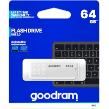 PENDRIVE GOODRAM 64GB USB 2.0 UME2-0320W0R11 BIANCA