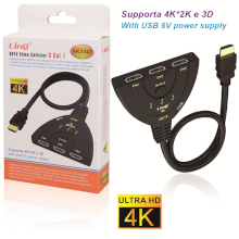 SWITCH VIDEO HDMI 3 IN 1 4K