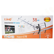 ANTENNA DVB-T/DVB-T2 38DBI DA ESTERNO 865MM