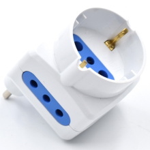 ADATTATORE SALVASPAZIO 3 PRESE CON SPINA 10A